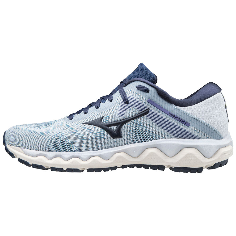 Womens Mizuno Wave Horizon 4 Running Shoes Blue/Indigo Philippines (ACMNVG853)